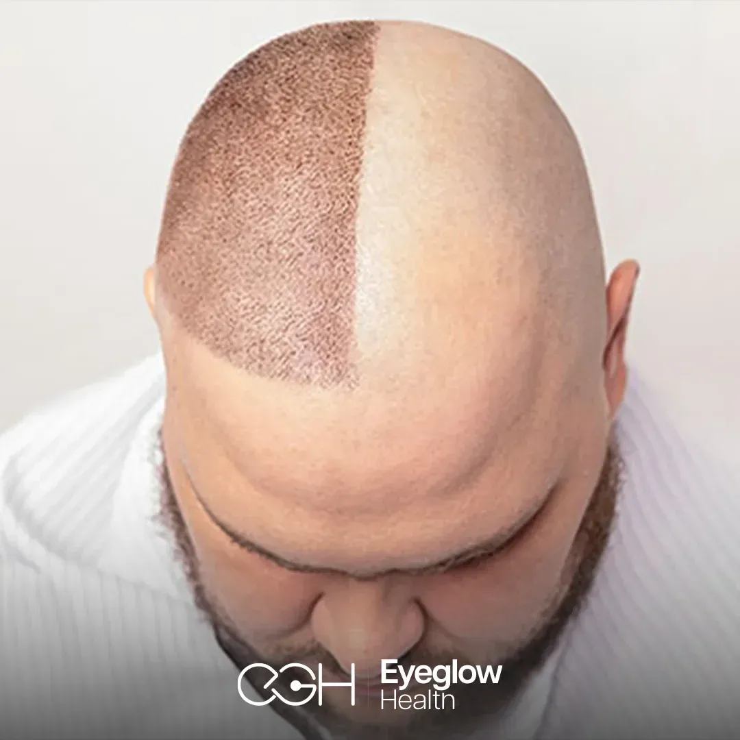 DHI hair transplant at Eyeglow, Istanbul