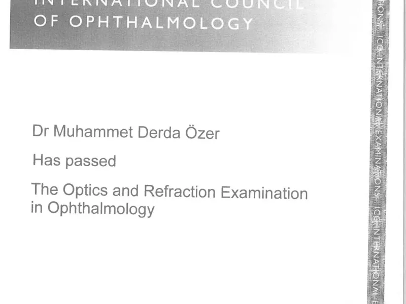 ICO Optics & Refraction — 2017