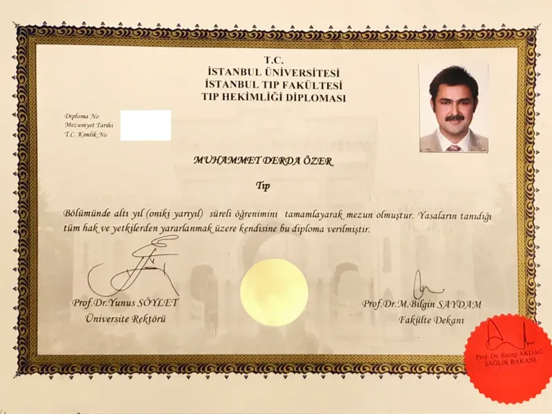 Medical Doctor Diploma — 2010